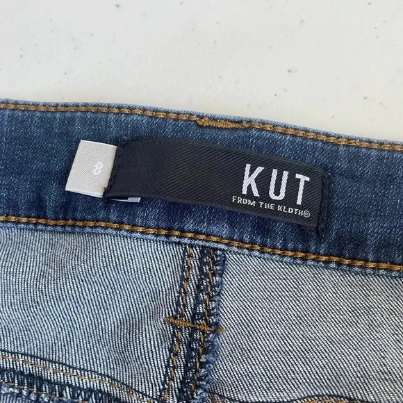 KUT FROM THE KLOTH resting connie ankle skinny jeans in dark stone wash Sz 8 013 - Picture 12 of 13